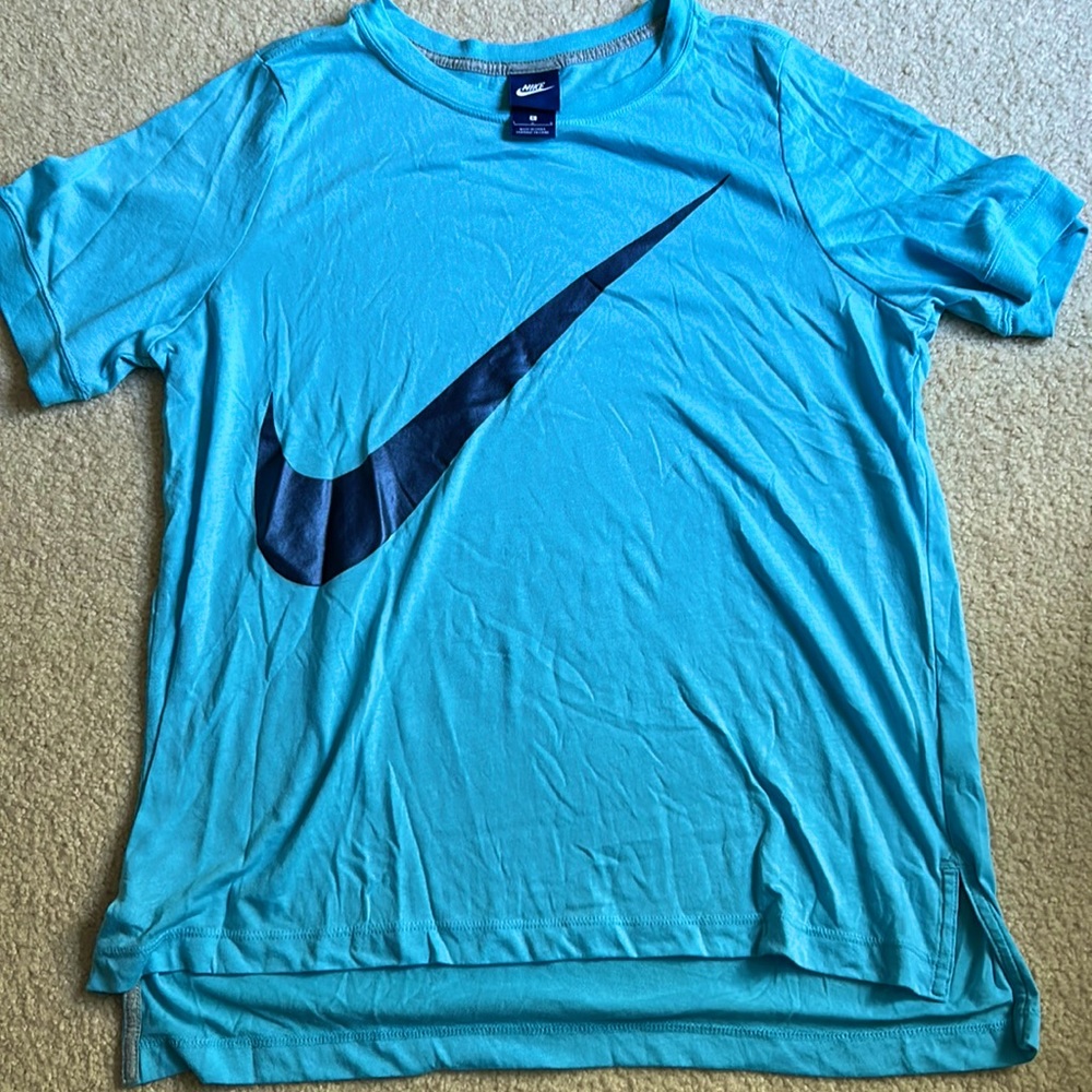 Sky Blue Nike Symbol Tee